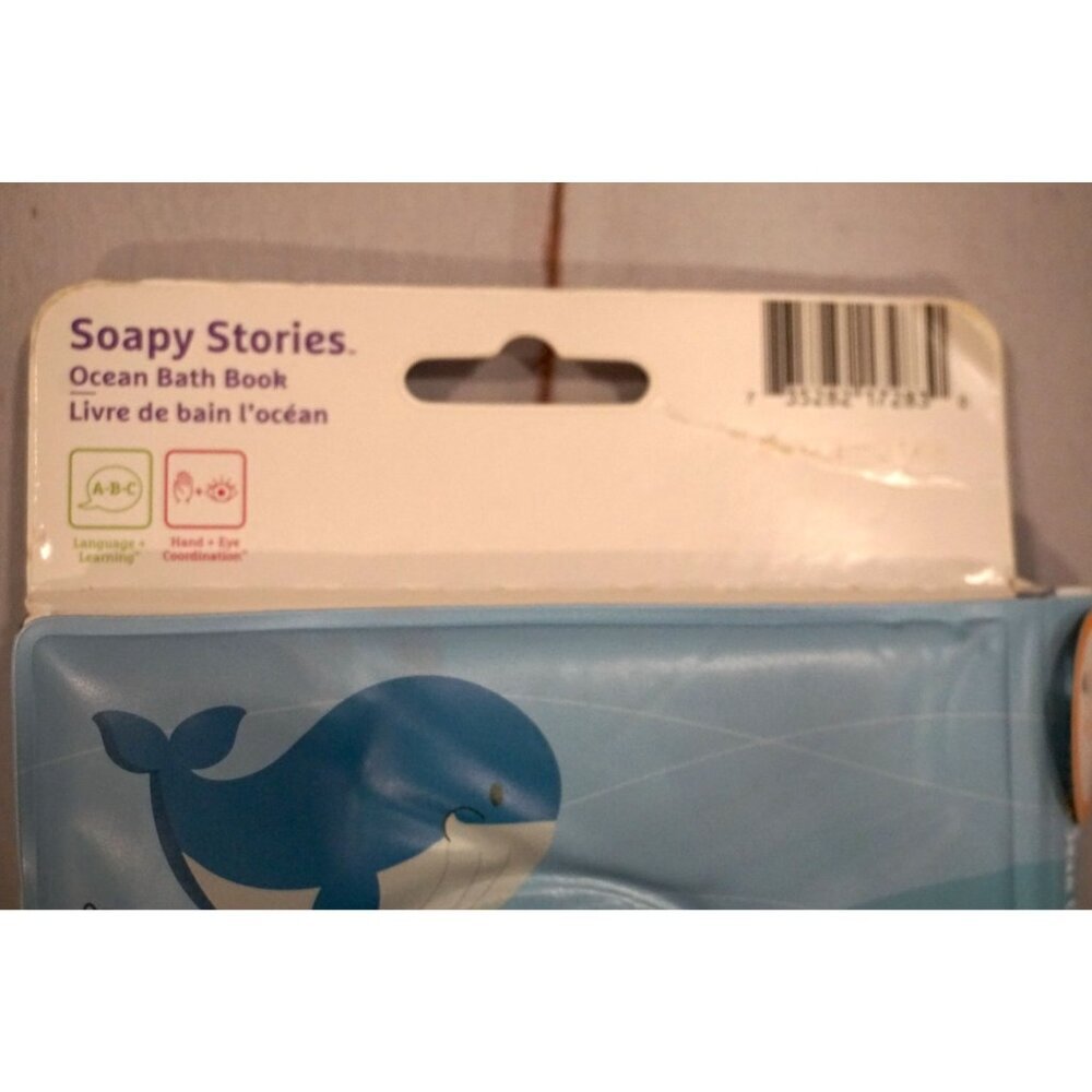 Munchkin Soapy Finger Puppet Bath (2) Books: Scuba Sean & Astro Duck, NEW - Picture 11 of 12